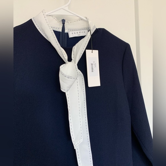 Sandro Ghalia front tie dress NWT - Picture 6 of 13